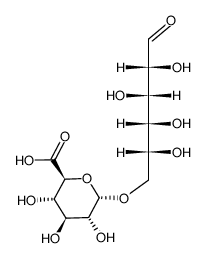 α-D-GlcpA-(1->6)-D-Glc结构式