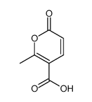 6-methyl-2-oxo-2H-pyran-5-carboxylic acid structure