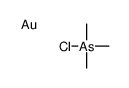 chloro(trimethyl)-λ5-arsane,gold Structure
