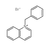 Quinolinium,1-(phenylmethyl)-, bromide (1:1)结构式