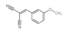 Propanedinitrile,2-[(3-methoxyphenyl)methylene]-结构式