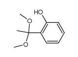 2'-hydroxyacetophenone dimethyl acetal Structure