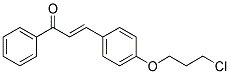 3-[4-(3-CHLOROPROPOXY)PHENYL]-1-PHENYLPROP-2-EN-1-ONE Structure