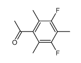 1-(3,5-difluoro-2,4,6-trimethyl-phenyl)-ethanone结构式