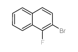 2-Bromo-1-fluoronaphthalene Structure