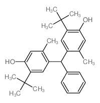 Phenol,4,4'-(phenylmethylene)bis[2-(1,1-dimethylethyl)-5-methyl-结构式