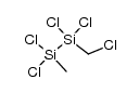 1,1,2,2-tetrachloro-1-(chloromethyl)-2-methyldisilane Structure