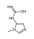 (9CI)-(1-甲基-1H-咪唑-5-基)-脲结构式