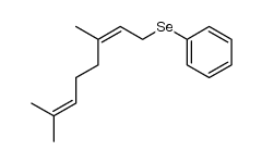 Z-1-(phenylseleno)-3,7-dimethylocta-2,6-diene Structure
