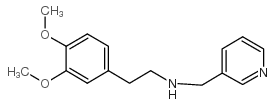 [2-(3,4-DIMETHOXY-PHENYL)-ETHYL]-PYRIDIN-3-YLMETHYL-AMINE structure