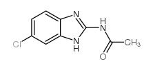 N-(6-氯-1H-苯并[d]咪唑-2-基)乙酰胺结构式