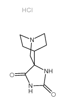 Spiro[1-azabicyclo[2.2.2]octane-3,4'-imidazolidin]-2'-one hydrochloride结构式