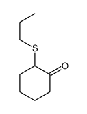 2-propylsulfanylcyclohexan-1-one结构式