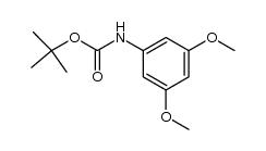 (3,5-dimethoxyphenyl)-carbamic acid tert-butyl ester Structure