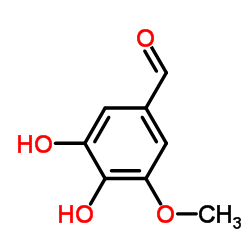 3,4-Dihydroxy-5-methoxybenzaldehyde Structure