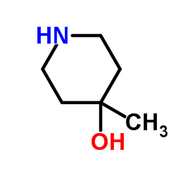 4-Methyl-4-piperidinol structure