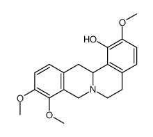 2,9,10-trimethoxy-6,8,13,13a-tetrahydro-5H-isoquinolino[2,1-b]isoquinolin-1-ol结构式