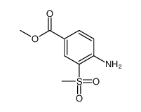 4-氨基-3-甲烷磺酰基苯甲酸甲酯结构式