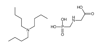 N,N-dibutylbutan-1-amine,2-(phosphonomethylamino)acetic acid Structure