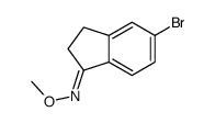 (Z)-5-溴-2,3-二氢-1H-茚-1-酮 O-甲基 肟结构式