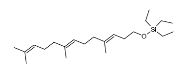 (E,E)-homofarnesyl triethylsilyl ether Structure