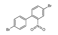 4,4'-dibroMo-2-nitrobiphenyl Structure