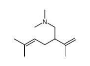 N,N,5-trimethyl-2-(prop-1-en-2-yl)hex-4-en-1-amine结构式