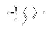 2,4-二氟-苯磺酸结构式