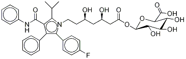 Atorvastatin Acyl-b-D-glucuronide Structure