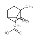 Bicyclo[2.2.1]heptane-2-carboxylicacid, 4,7,7-trimethyl-3-oxo- Structure