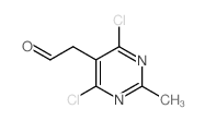 2-(4,6-二氯-2-甲基嘧啶-5-基)乙醛结构式