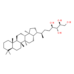 32,33,34,35-bacteriohopanetetrol Structure