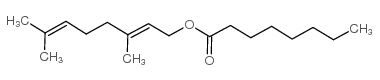 geranyl octanoate结构式