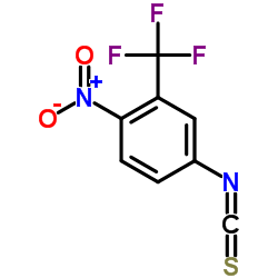 4-Isothiocyanato-1-nitro-2-(trifluoromethyl)benzene Structure