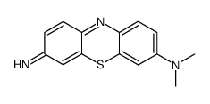 3-amino-7-dimethylamino-phenothiazinylium betaine Structure