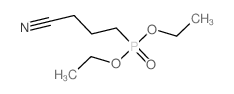4-diethoxyphosphorylbutanenitrile结构式