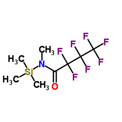 N-甲基-N-三甲基硅烷基七氟丁酰胺结构式