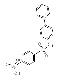 Benzenearsonic acid, p-(4-biphenylylsulfamoyl)- (8CI) picture