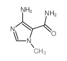 (9ci)-4-氨基-1-甲基-1H-咪唑-5-羧酰胺结构式