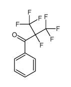 2,3,3,3-tetrafluoro-1-phenyl-2-(trifluoromethyl)propan-1-one结构式