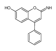 7-hydroxy-4-phenyl-chromen-2-one-imine Structure