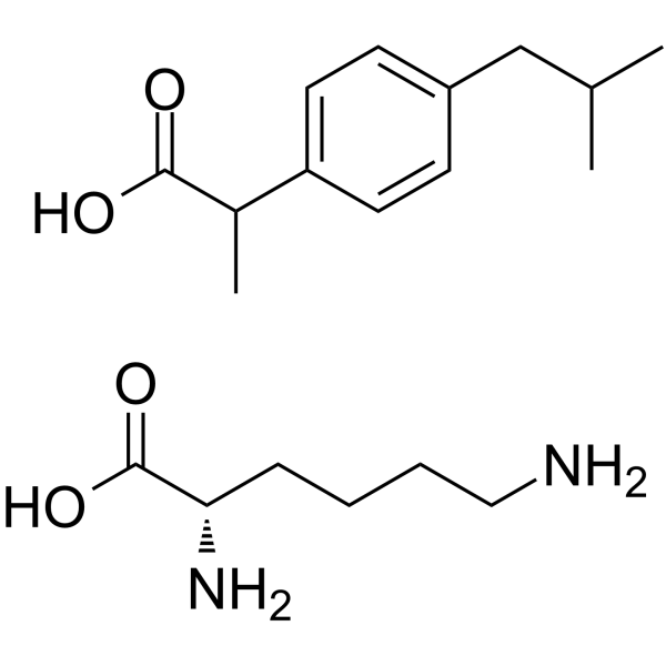 布洛芬赖氨酸盐结构式