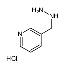 2-((pyridin-3-yl)Methyl)hydrazine hydrochloride Structure