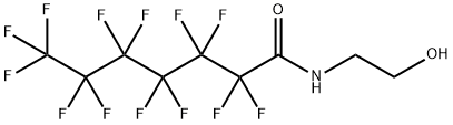 N-(2-Hydroxyethyl)-2,2,3,3,4,4,5,5,6,6,7,7,7-tridecafluoroheptanamide Structure