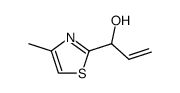 2-(1-hydroxy-2-propenyl)-4-methylthiazole结构式