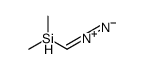 diazomethyl(dimethyl)silane Structure
