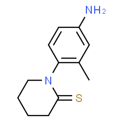 2-Piperidinethione,1-(4-amino-2-methylphenyl)- structure