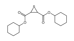 dicyclohexyl thiirane-2,3-dicarboxylate结构式