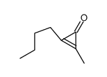2-butyl-3-methylcycloprop-2-en-1-one结构式