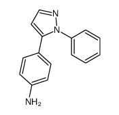 4-(2-phenylpyrazol-3-yl)aniline Structure